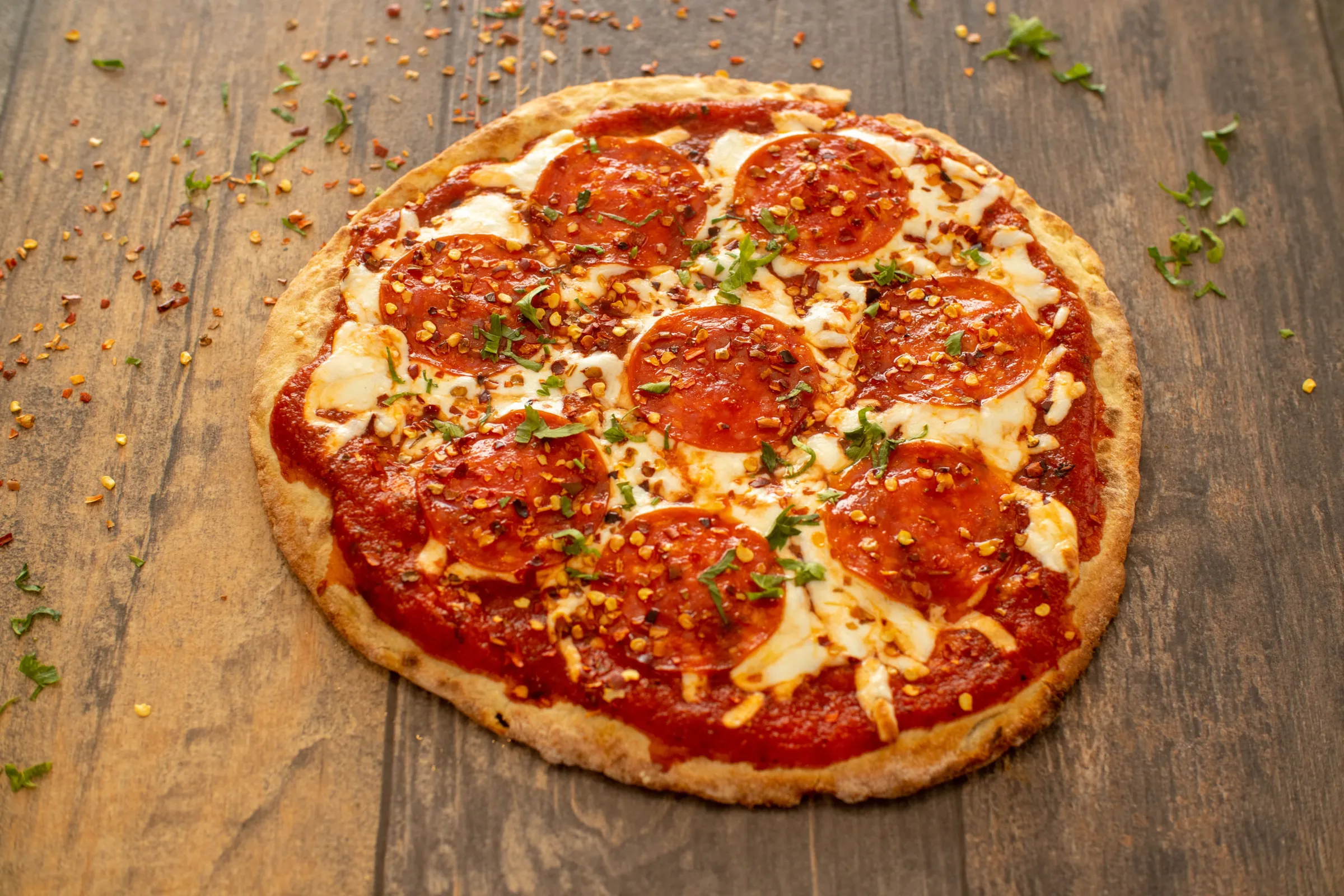 Pepperoni Pizza - 380 Calories