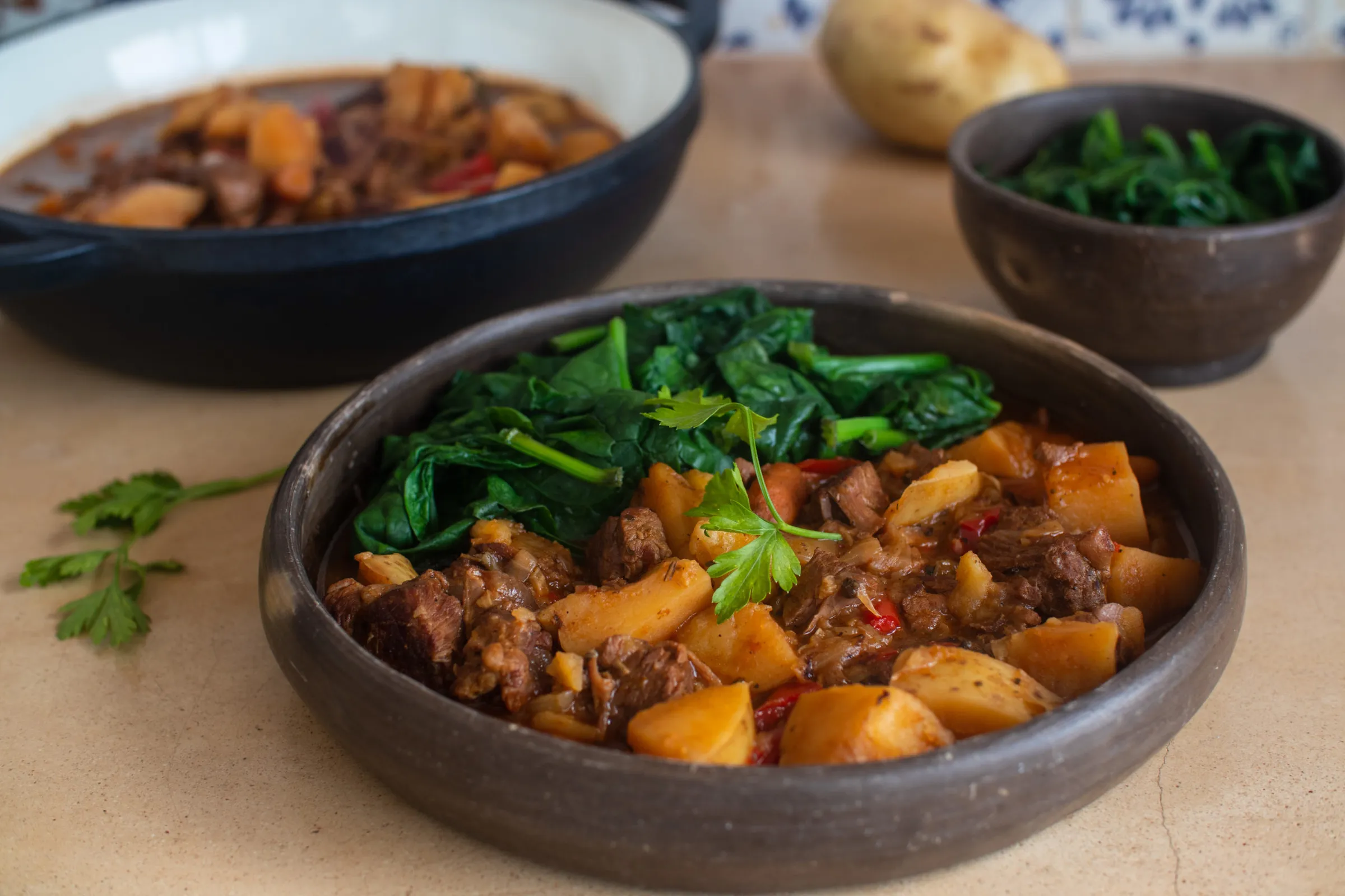 Beef & Potato Stew - 406 Calories